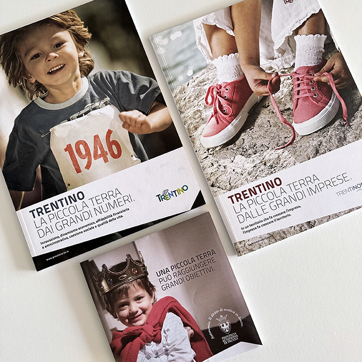 3 brochure Trentino insieme - copertine