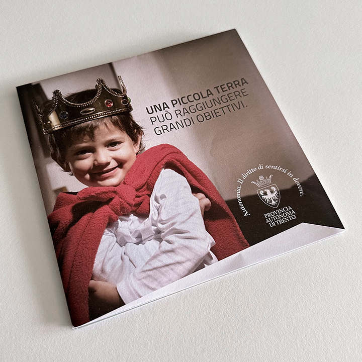 copertina brochure Provincia autonoma di Trento