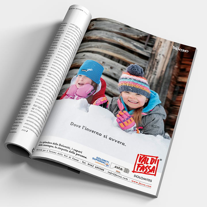 Campagna stampa Val di Fassa 2018 Soggetto famiglia