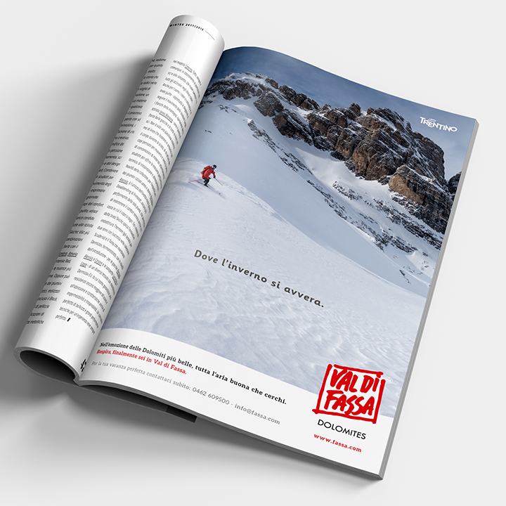 Campagna stampa Val di Fassa 2018 - soggetto freestyle