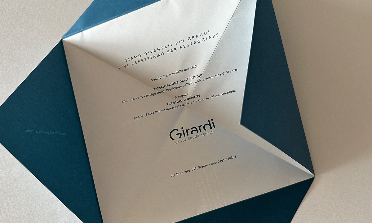 Studio Girardi - invito triangolare
