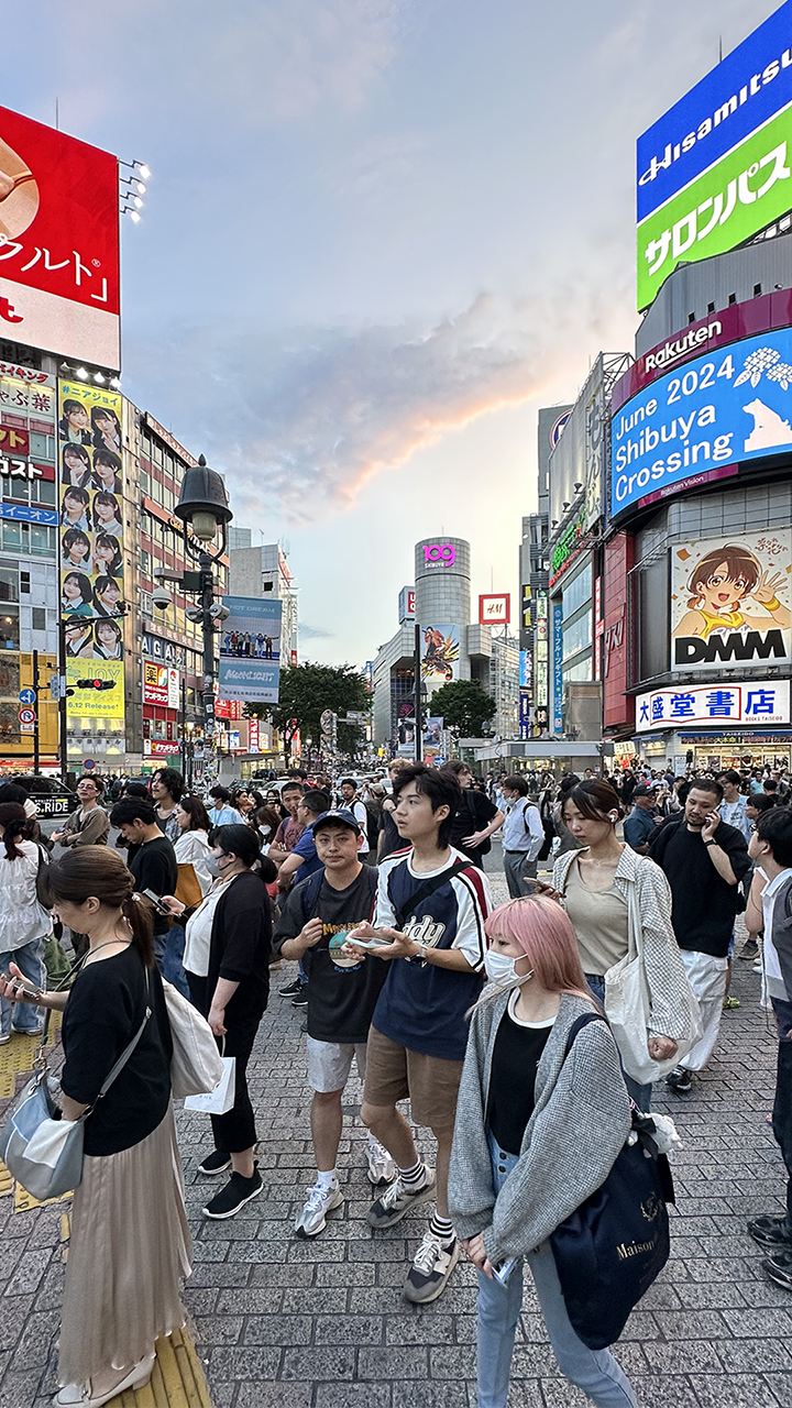Shibuya crossing a Tokyo