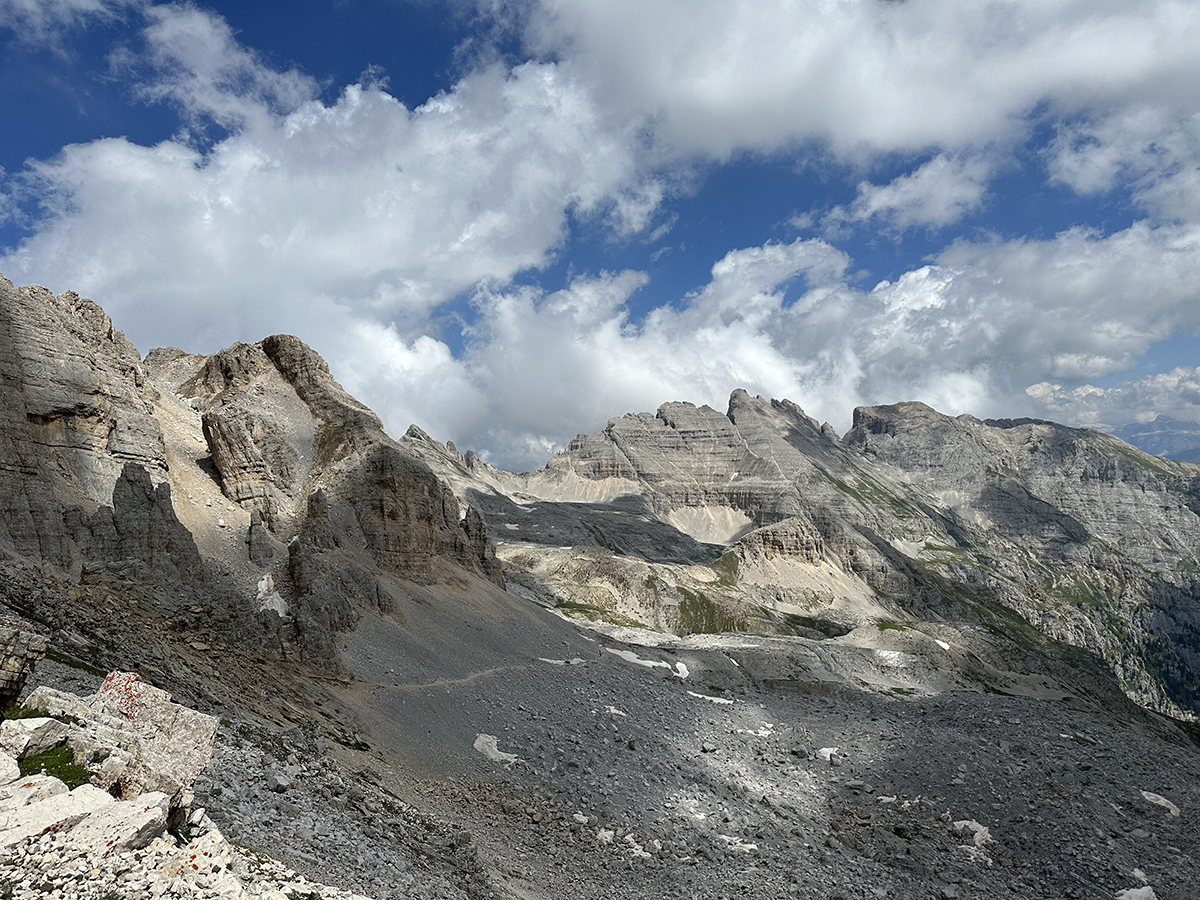 vista dal rifugio Torre di Pisa - Val di Fiemme