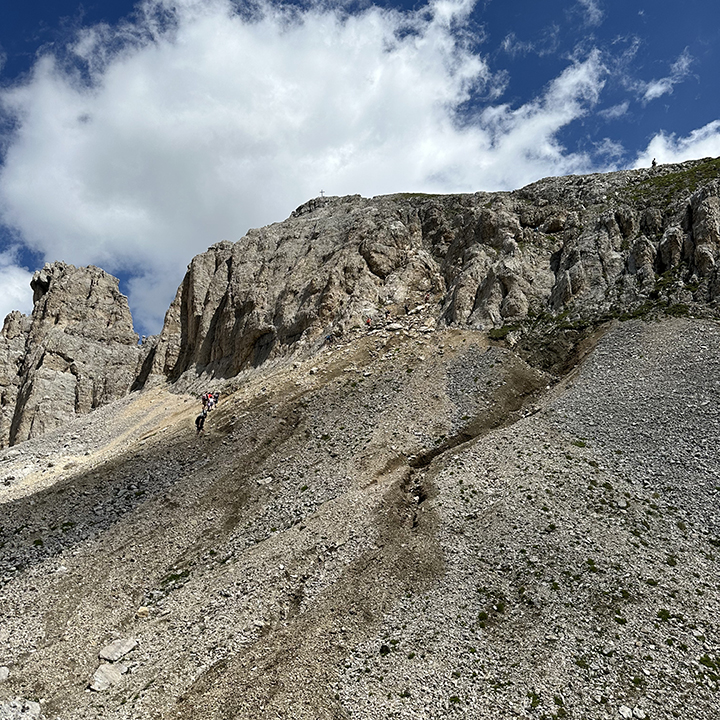 salita al rifugio Torre di Pisa - Val di Fiemme