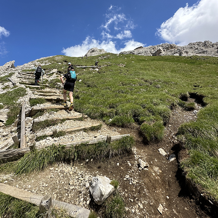 salita al rifugio Torre di Pisa - Val di Fiemme